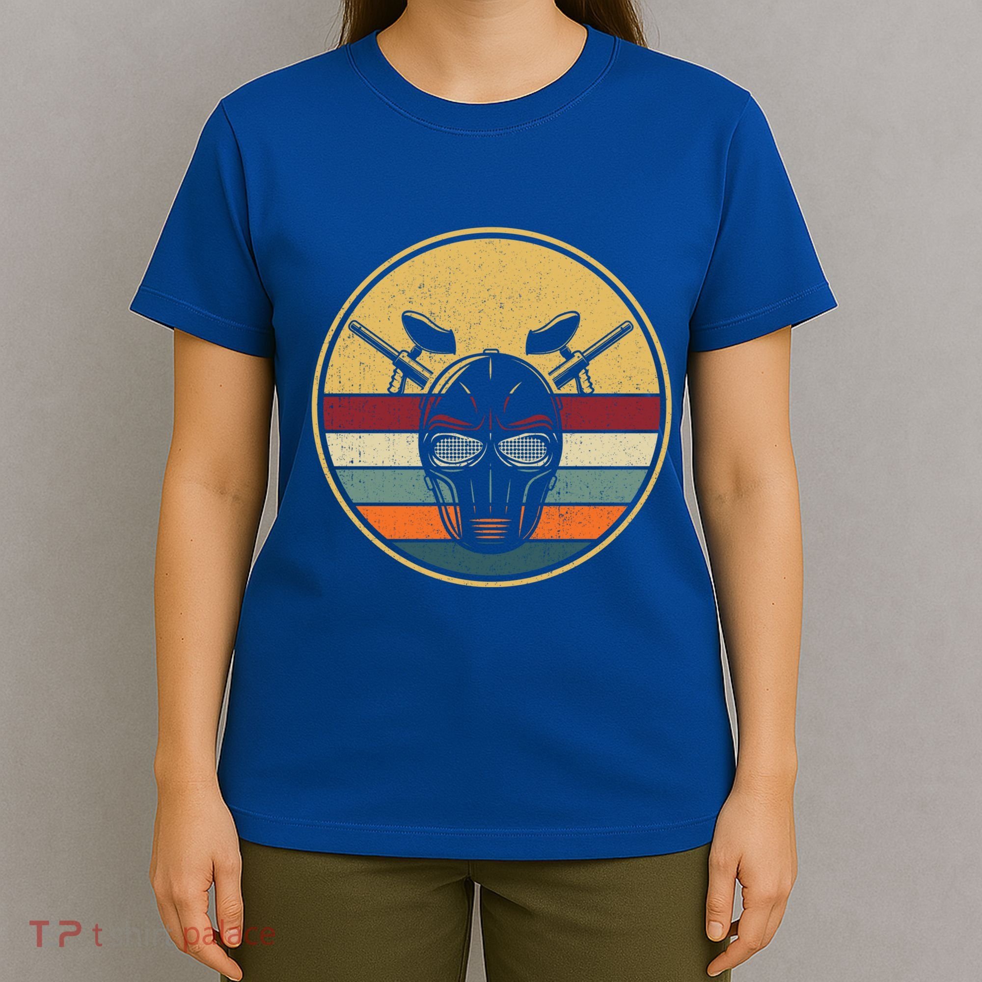 Retro Paintballer Gun Gift Vintage Paintball Player Paintball Cool Gift T-Shirt