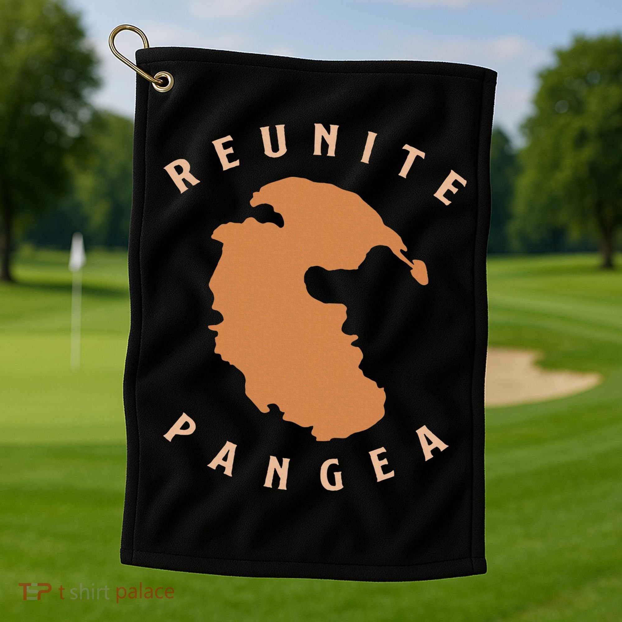 Reunite Pangea Geology Golf Towel