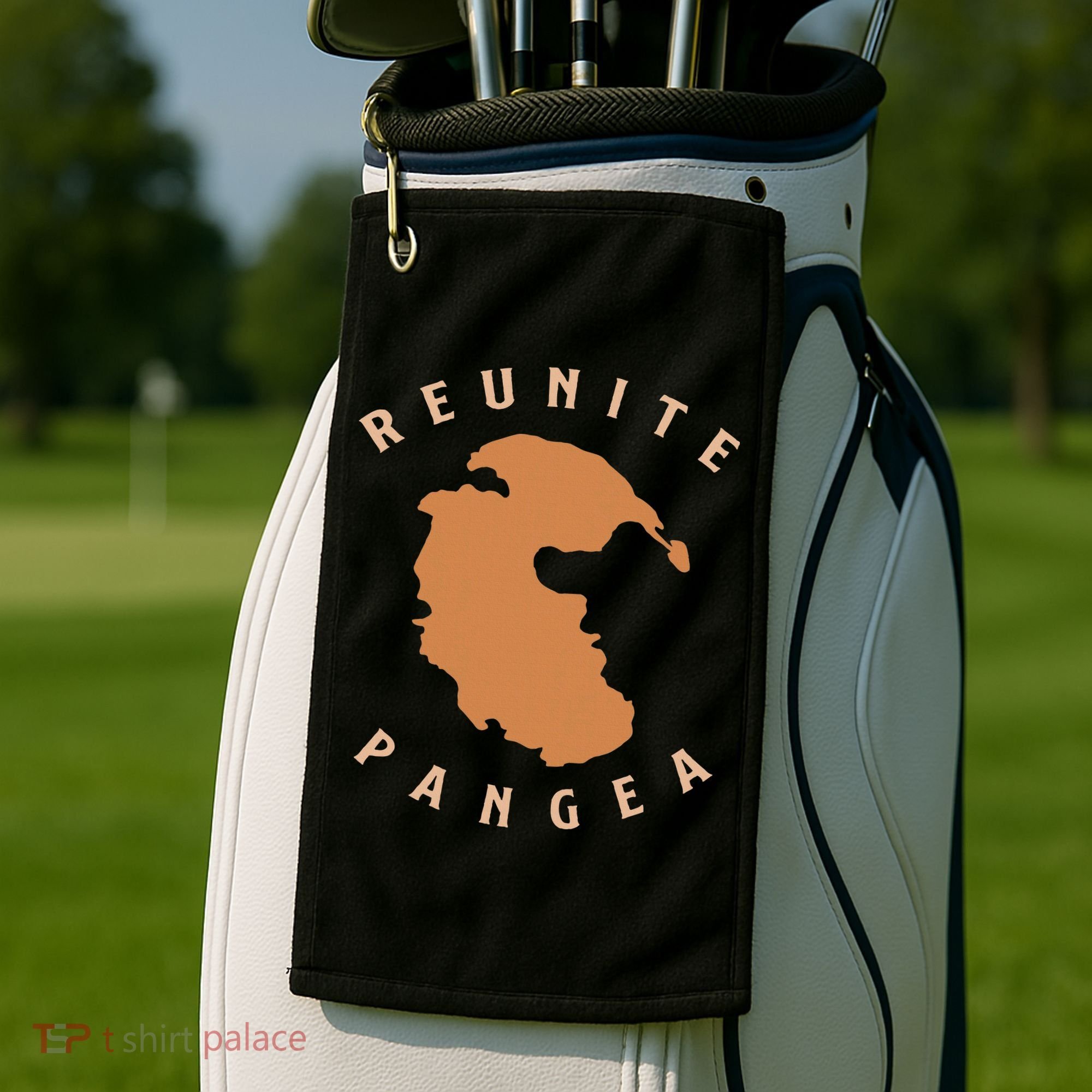 Reunite Pangea Geology Golf Towel