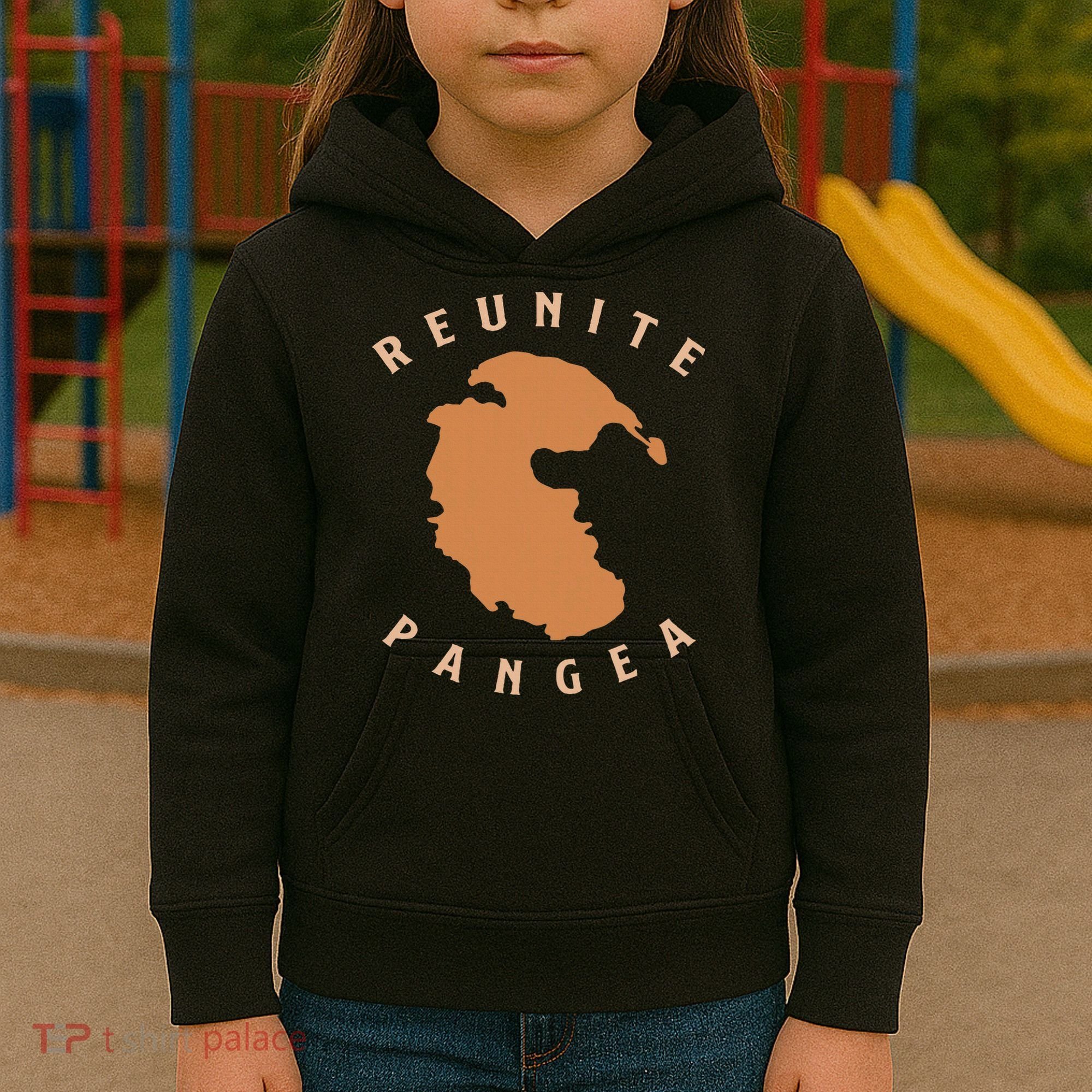Reunite Pangea Geology Kids Hoodie