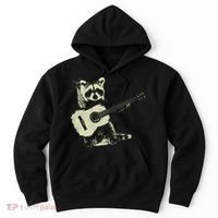 Raccoon Playing Guitar Music Hoodie thumb 0