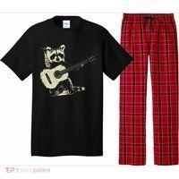 Raccoon Playing Guitar Music Pajama Set thumb 0