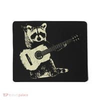 Raccoon Playing Guitar Music Mousepad thumb 0