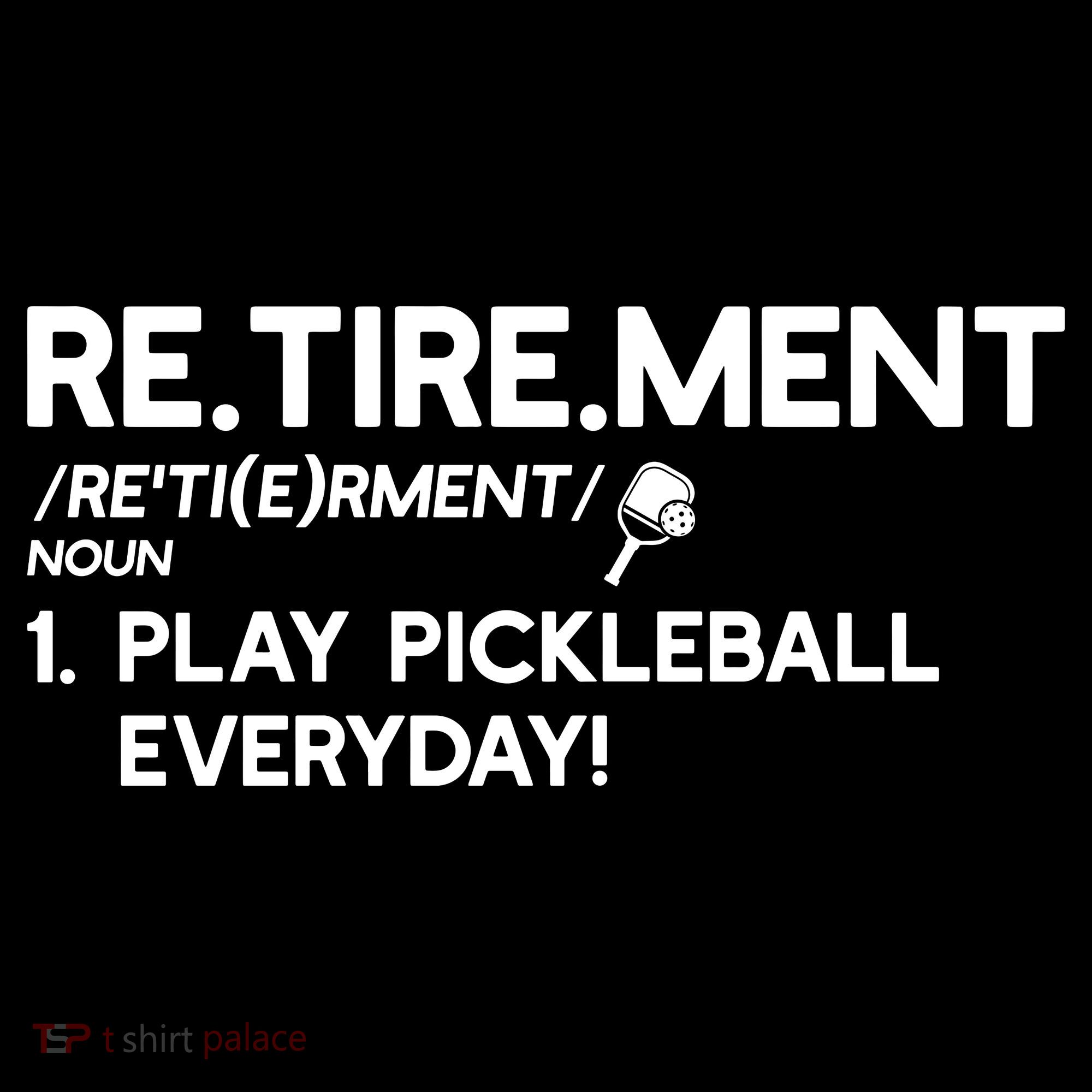 REtirement Pickleball Gift For Pickleball Player Coaster
