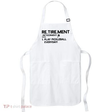 REtirement Pickleball Gift For Pickleball Player Apron