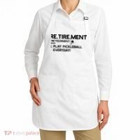 REtirement Pickleball Gift For Pickleball Player Apron thumb 2