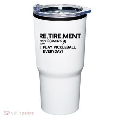 REtirement Pickleball Gift For Pickleball Player Tumbler