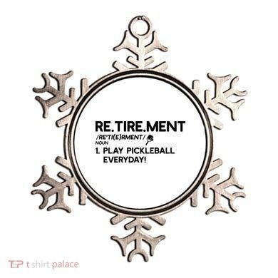 REtirement Pickleball Gift For Pickleball Player Ornament