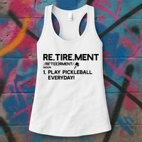REtirement Pickleball Gift For Pickleball Player Women's Tank Top thumb 3