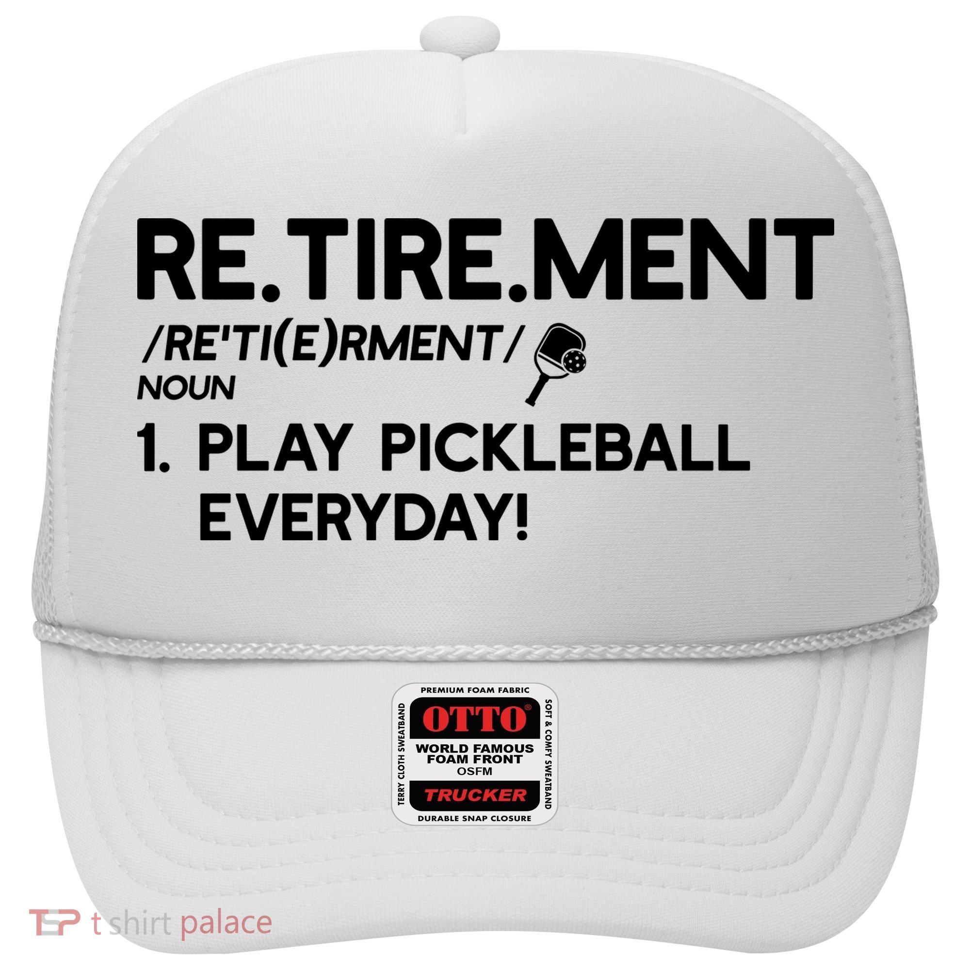REtirement Pickleball Gift For Pickleball Player Hat