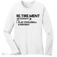 REtirement Pickleball Gift For Pickleball Player Women's Long Sleeve Shirt thumb 0