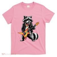Racoon Playing Guitar T-Shirt thumb 0
