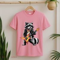 Racoon Playing Guitar T-Shirt thumb 2