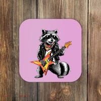 Racoon Playing Guitar Coaster thumb 0