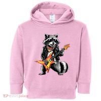 Racoon Playing Guitar Toddler Hoodie thumb 0