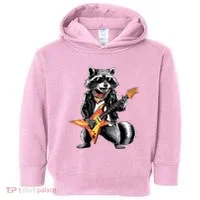 Racoon Playing Guitar Toddler Hoodie thumb 0