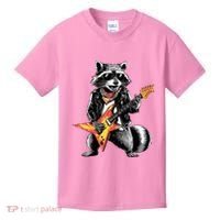 Racoon Playing Guitar Kids T-Shirt thumb 0