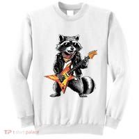 Racoon Playing Guitar Sweatshirt thumb 0