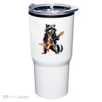 Racoon Playing Guitar Tumbler thumb 0