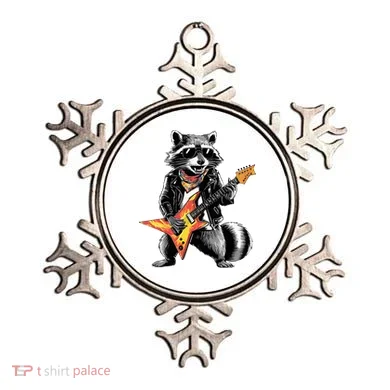 Racoon Playing Guitar Ornament