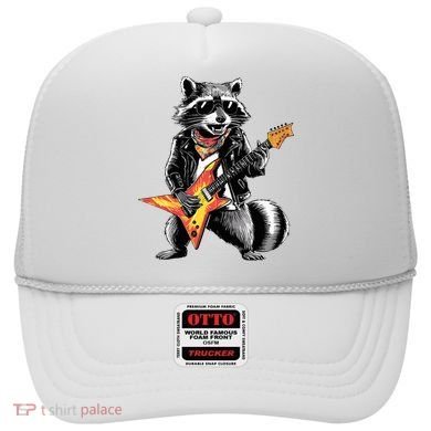 Racoon Playing Guitar Hat