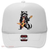 Racoon Playing Guitar Hat thumb 0