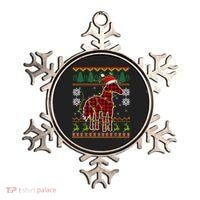 Red Plaid Horse Santa Hat Ugly Christmas Sweater Pajamas Great Gift Ornament thumb 0