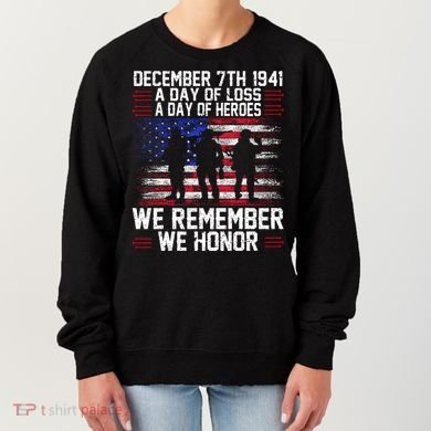 Remember Pearl Harbor 1941 Air Raid Plane Design Women's Sweatshirt