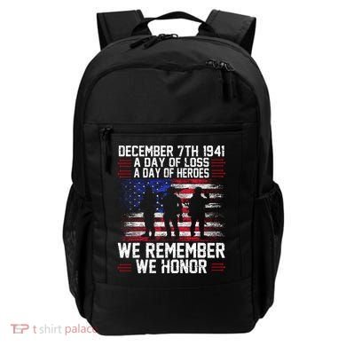 Remember Pearl Harbor 1941 Air Raid Plane Design Backpack