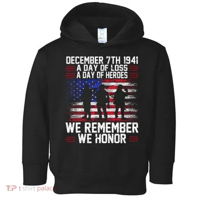 Remember Pearl Harbor 1941 Air Raid Plane Design Toddler Hoodie