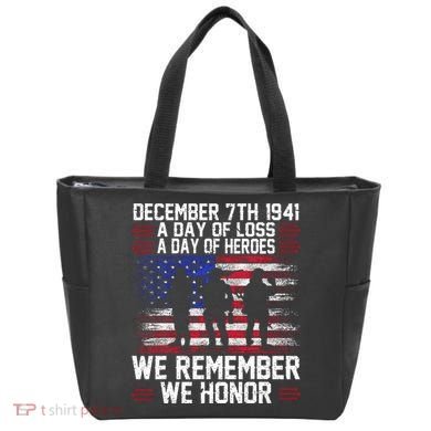 Remember Pearl Harbor 1941 Air Raid Plane Design Tote Bag