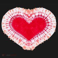 Red & Pink Heart Tie Dye Valentines Day Apron thumb 3