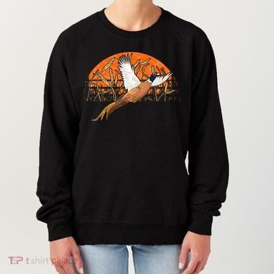 Ringneck Pheasant Hunting Upland Bird Hunter Grain Field Women's Sweatshirt
