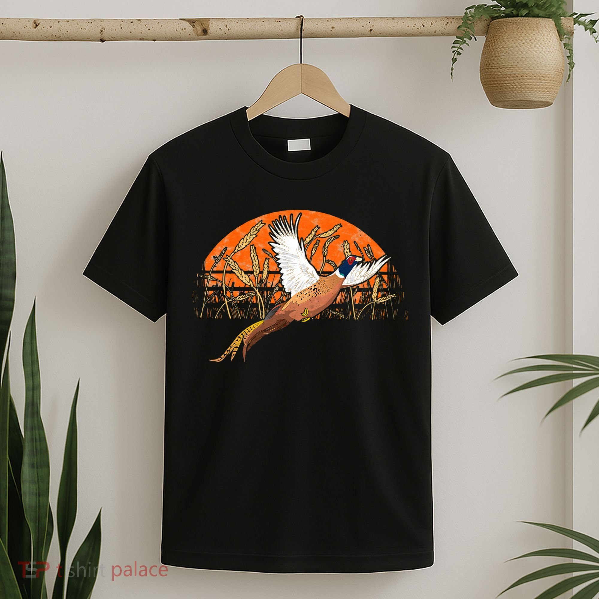 Ringneck Pheasant Hunting Upland Bird Hunter Grain Field T-Shirt