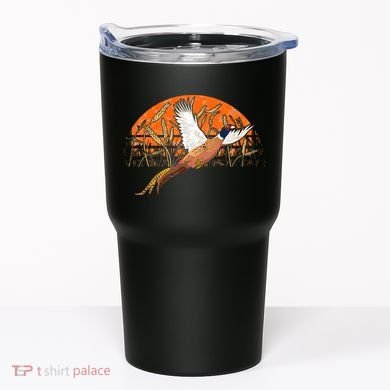 Ringneck Pheasant Hunting Upland Bird Hunter Grain Field Tumbler