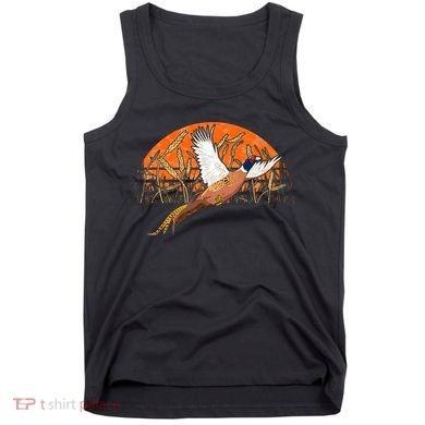 Ringneck Pheasant Hunting Upland Bird Hunter Grain Field Tank Top