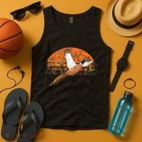 Ringneck Pheasant Hunting Upland Bird Hunter Grain Field Tank Top thumb 4