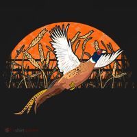 Ringneck Pheasant Hunting Upland Bird Hunter Grain Field Women's T-Shirt thumb 6