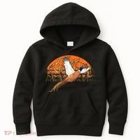 Ringneck Pheasant Hunting Upland Bird Hunter Grain Field Kids Hoodie thumb 0