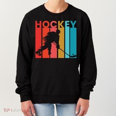 Retro Poster Hockey Lovers Women's Sweatshirt