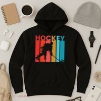 Retro Poster Hockey Lovers Hoodie thumb 3
