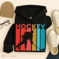 Retro Poster Hockey Lovers Hoodie thumb 4
