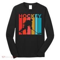 Retro Poster Hockey Lovers Long Sleeve Shirt thumb 0