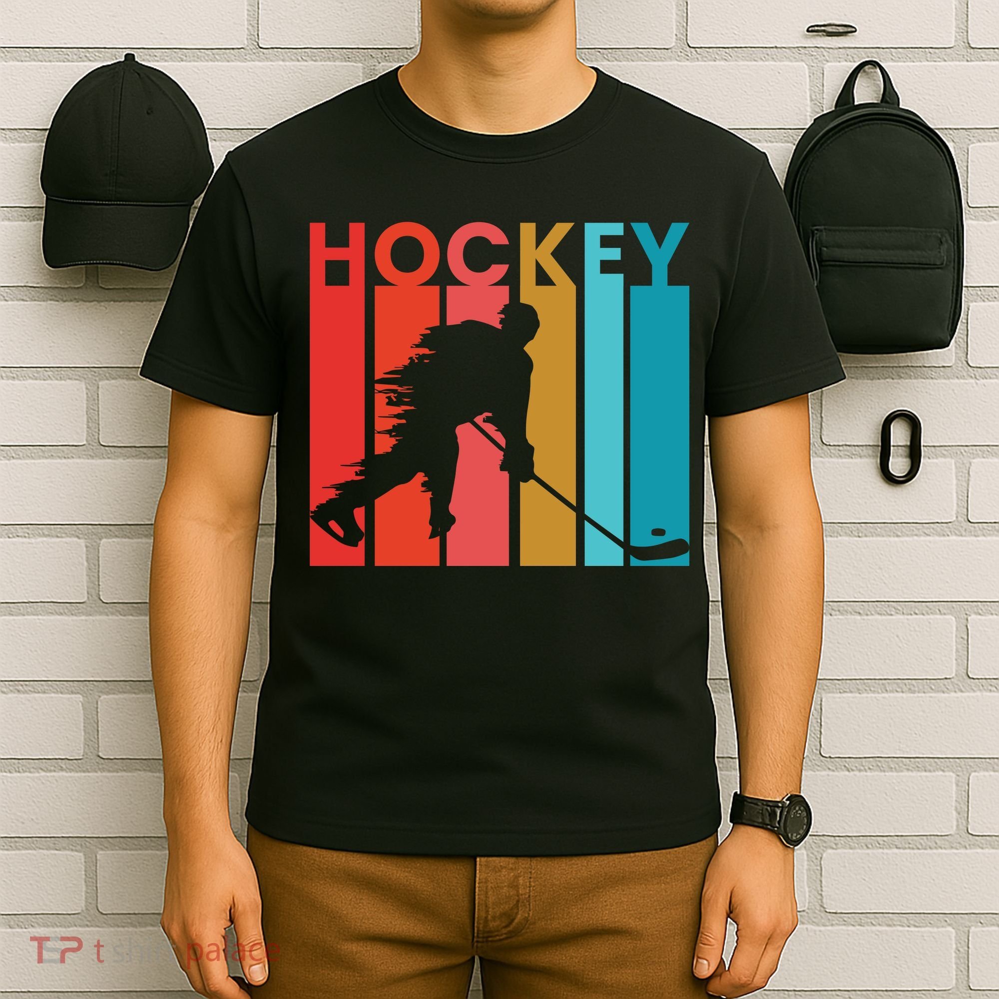 Retro Poster Hockey Lovers T-Shirt