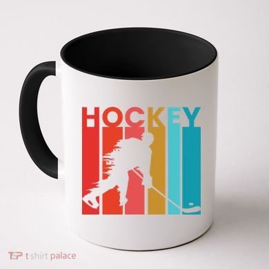 Retro Poster Hockey Lovers Coffee Mug