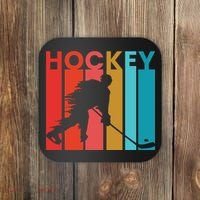 Retro Poster Hockey Lovers Coaster thumb 0