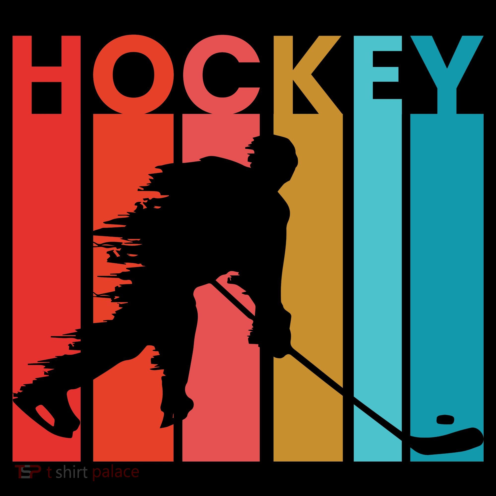 Retro Poster Hockey Lovers Mousepad