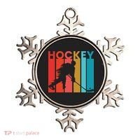 Retro Poster Hockey Lovers Ornament thumb 0
