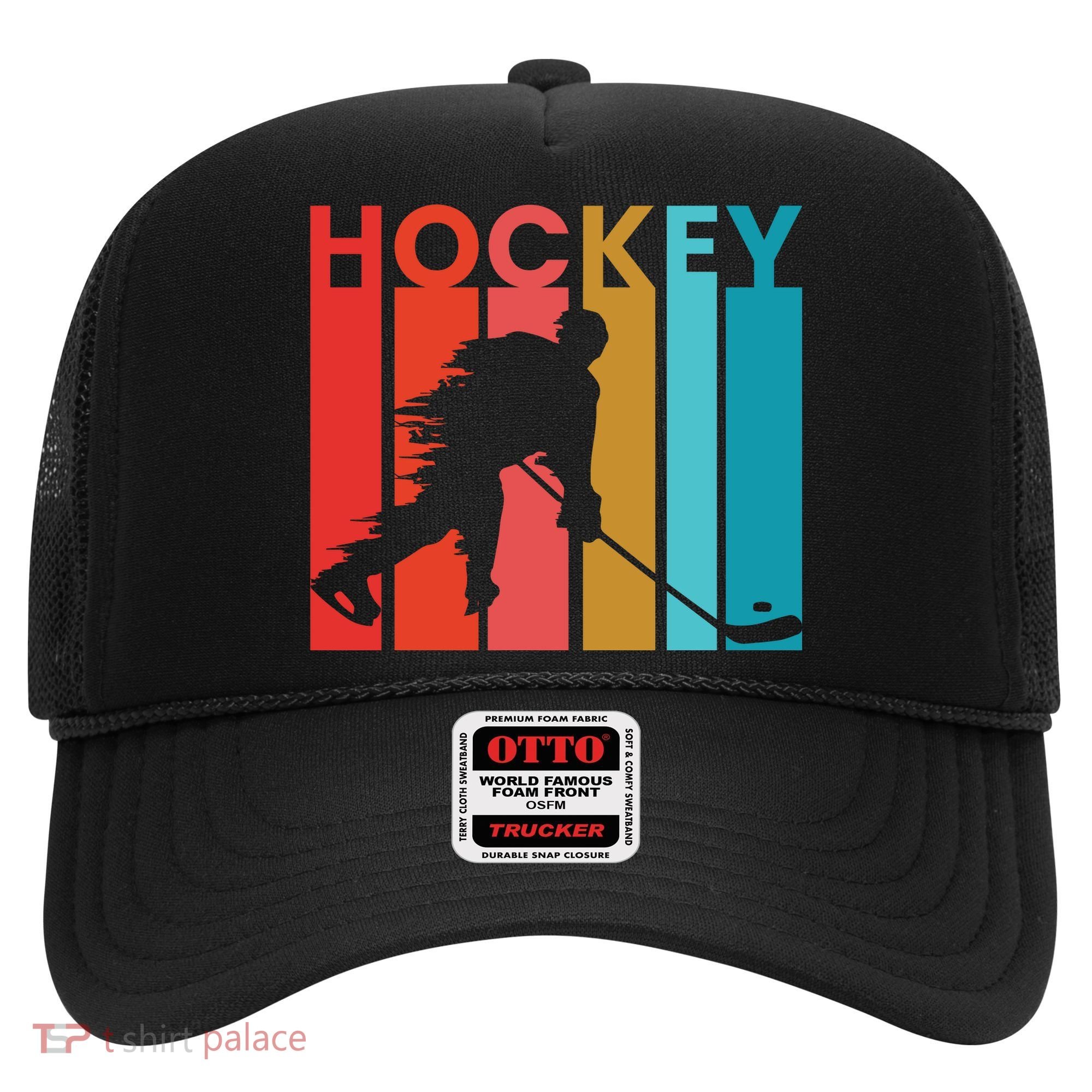 Retro Poster Hockey Lovers Hat