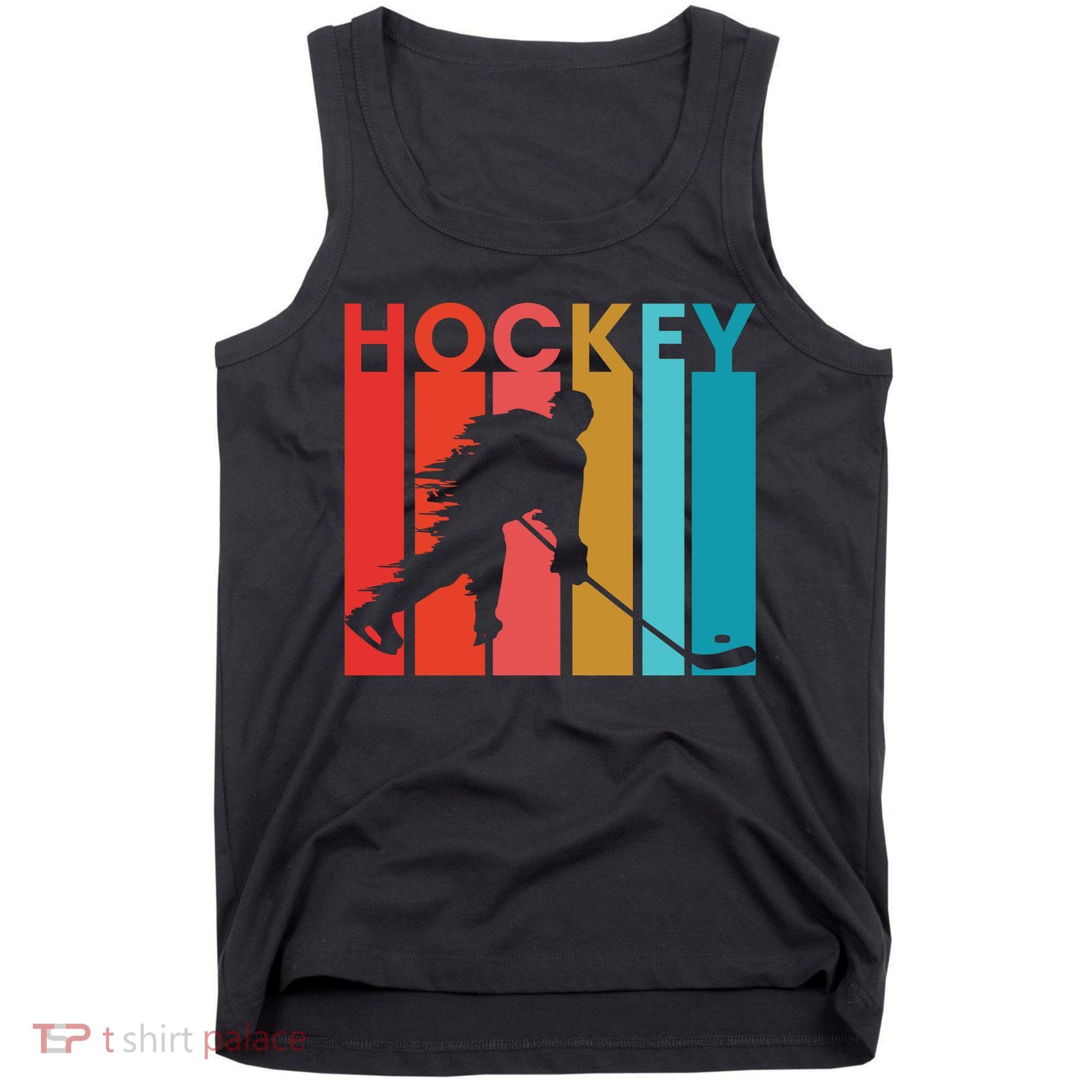 Retro Poster Hockey Lovers Tank Top